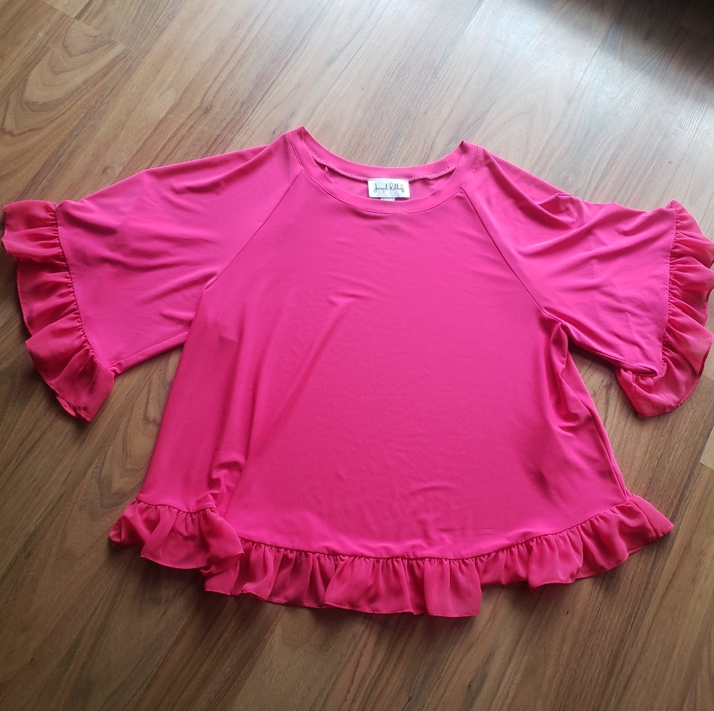 Joseph Ribkoff | Pink Blouse - size 16